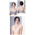 thumbnail image 2 of Women's No Marks Beauty Back Large Size Large Cup Underwear Glossy Adjustable Full Cup Big Breasts Show Small Breasts Breasts, 2 of 2