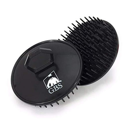 GBS Shampoo Massage Brush No.100-2 PACK Black Brush - Scalp Massager for Hair Growth Beard