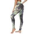 thumbnail image 2 of Gibobby Pantalones dama Leggings de mujer Entrenamiento Yoga Correr Pantalones Deportes Atlético Fitness Pantalones(Verde， XL), 2 of 5