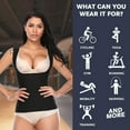thumbnail image 6 of QRIC Sauna Sweat Shapewear Women's Premium Workout Tank Top Slimming Polymer Body Shaper Vest, 6 of 6
