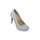 thumbnail image 1 of ZAPATILLAS TACONES VESTIR LEON DAMA MUJER GAMUZA BLANCO 282088 LEON 282088, 1 of 3