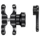 thumbnail image 4 of 6CM Anti-Theft Aluminum Alloy Double Socket Arm Compatible with Mounts Ball Component Bike Motorcycle Phone Holder, 4 of 5