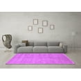 thumbnail image 3 of Ahgly Company Indoor Square Abstract Purple Contemporary Area Rugs, 6' Square, 3 of 4