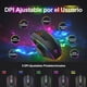thumbnail image 5 of Ratón Mouse para Juegos con Cable hasta 8000 DPI 8 Botones Programables 5 Niveles de DPI Ajustables Ratón Ergonómico RGB para Computadora Ratón T16 Black Ratón T16 Black, 5 of 7
