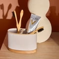 thumbnail image 3 of Bouclair White Ceramic Toothbrush Holder, 3 of 5