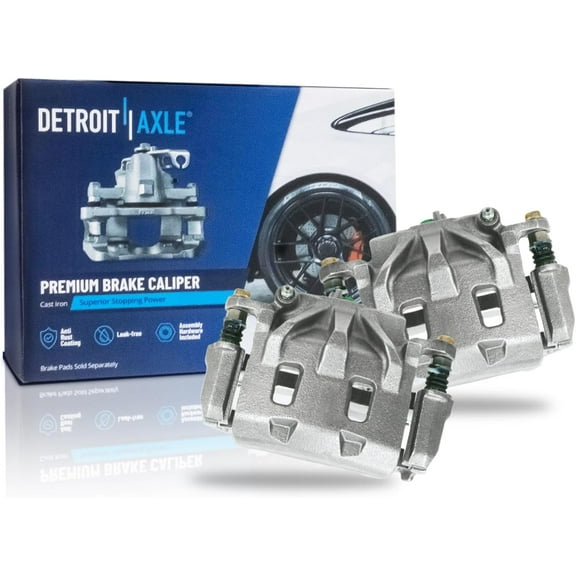 Detroit Axle - Pair Front Brake Calipers for Subaru Outback Forester Legacy WRX Tribeca B9 Tribeca Brake Calipers w/Brackets Replacement
