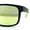 Black Neon - Yellow Mirror, variant on Polarized Color Mirror Light Weight Rectangle Sport Plastic Sunglasses Black Grey - Silver Mirror