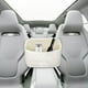 thumbnail image 1 of Organizador de asiento trasero para coche, grande, con portavasos, multifuncional, de cuero, para colgar en el asiento trasero y guardar cosas (beige, 1 unidad)., 1 of 6