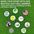 thumbnail image 4 of Golf Ball Markers Assorted Patterns Fits All Magnetic Golf Tools Value Set, Alloy Soft Enamel Technique Marker for Hat Clips Gloves Golf Divot Tools Marks, 4 of 10