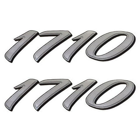 Lund Boat Sticker Emblem Decal | OEM Predator 1710 Vinyl (Pair)