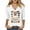 White#04, variant on JTZGDY Halloween Tops for Women Dressy Casual Fall 3/4 Length Sleeve Thanksgiving Day Funny Ghost Pumpkin Printed V Neck Graphic Tunic Shirts Loose Oversized Comfy Pullover Blouse
