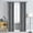 Gray, variant on Set of 2 Blackout Curtains for Living Room, Thermal Insulated and High-density Thickening Curtains for Living Room Bedroom Window  52*84Inch White