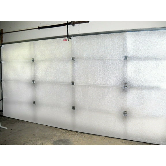Reflective Foam Core Insulation Garage Door White Foil 24 Inch x 16ft AD5 R8