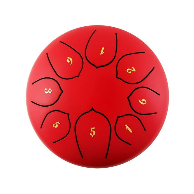 Steel Tongue Drum Kit Steel Tongue Drum Color Hollow Drum PercussionRed