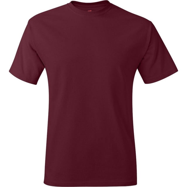 Camiseta de creckneck de EcoSmart de Hanes, Maroon XL Hanes Camiseta de manga corta