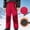 Red, variant on Unisex Boys Girls Fleece Lined Snow Pants Winter Soft Shell Straight Leg Pants Warm Waterproof Outdoor Hiking Ski Trousers Hot Pink 5-6 Years