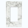 thumbnail image 5 of Metal Light Switch Plate Outlet Cover (Image of Marble White MAR071), 5 of 13