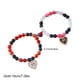 thumbnail image 3 of Pulseras de pareja con temática de San Valentín. Linda pulsera magnética ajustable para pareja. Regalo ideal para San Valentín. Pulsera de metal., 3 of 6