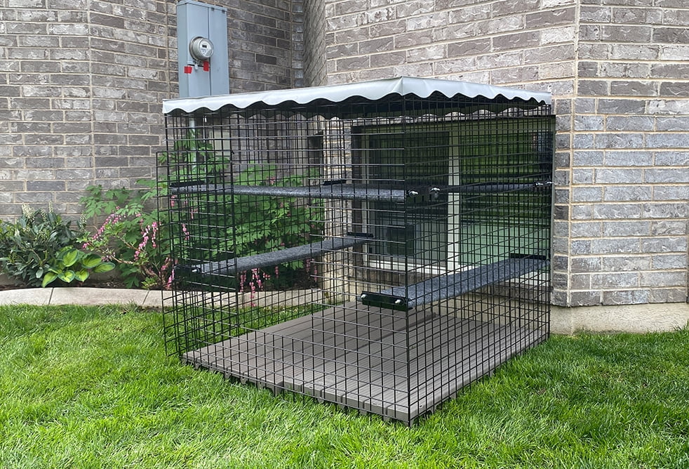 48" X 48" X 48" Outdoor Catio Enclosures Outdoor Cat Enclosure