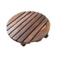 thumbnail image 3 of Soporte para macetas de madera con ruedas, redondo, con base rodante para plantas 35 centímetros, 3 of 9