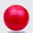 thumbnail image 3 of QualitChoice 55cm-75cm Yoga Ball Physical Fitness Ball Exercise Balance Home Pilates Red 65cm+Inflator, 3 of 3
