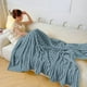 thumbnail image 5 of Flannel Fleece Throw Blanket Warm And Soft Striped Couch And Bed Blanket Cozy Microfiber Ribbed Sofa Decor For All Season, 5 of 6