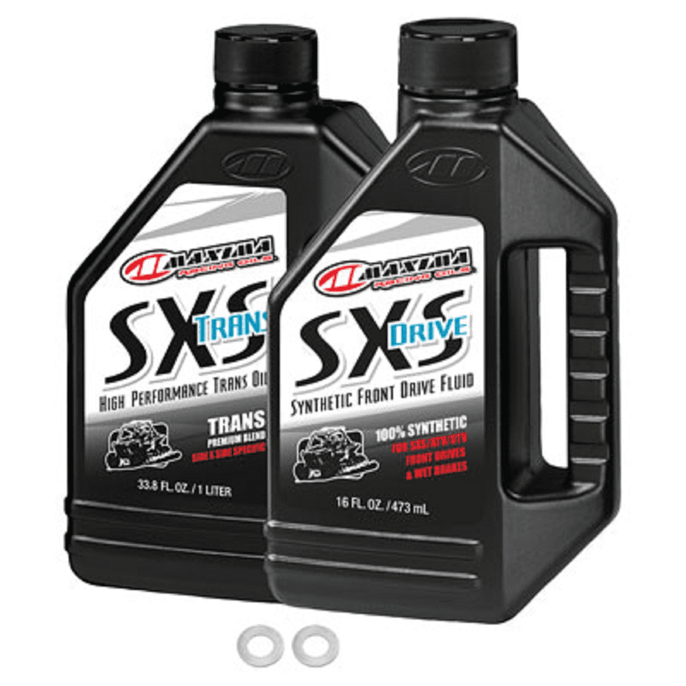 Drivetrain Oil Change Kit with Maxima Oil Compatible With Kawasaki