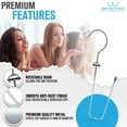 thumbnail image 5 of Gyrlie Cup TWISTED SISTER 360 Rotating Bra Hanger Organizer. Space Saving Closet Hangers 30+ Bras Easy on Easy Off. Belt Scarf Vertical Anti-Rust Storage, Laundry Bathroom or Lingerie Drawer Organizer, 5 of 5