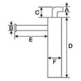 thumbnail image 5 of Muffler Replacement for MASSEY FERGUSON 133 145 969353M1 64658, 5 of 5