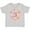 AC-Heather Grey, variant on Inktastic 3rd Birthday Flower Wreath 3 Year Old Girl Girls Toddler T-Shirt