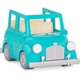 thumbnail image 2 of Li'l Woodzeez Play Vehicle, Blue Car included with Suitcase, 2 of 5