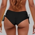 thumbnail image 2 of XIAOCHA Womens Ruched Side Swim Shorts Low Rise Mini Length Elastic Waist Board Shorts Quick Dry Beach Swim Trunks, 2 of 4