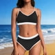 thumbnail image 1 of Traje de baño tankini de cintura alta para mujer, traje de baño de dos piezas con bloques de color, traje de baño de dos piezas para mujer, trajes de baño tankini para mujer, traje de baño de 2 piezas, 1 of 9