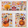 thumbnail image 4 of Thanksgiving Turkey Sticker Pumpkin Maple Leaf Fruit Static Sticker Bienvenido, 4 of 5