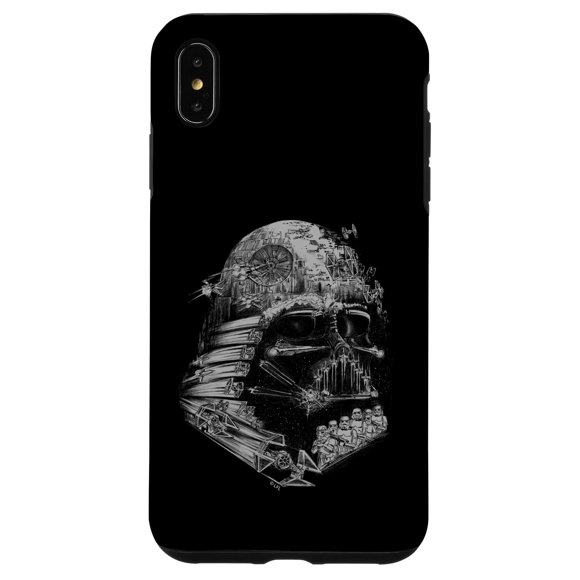 Funda de teléfono STAR WARS Darth Vader Death Star para iPhone XS Max