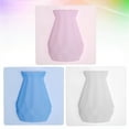 thumbnail image 4 of KAKOWELY 3Pcs Silicone Wall Hanging Vase Wall Mounted Planter Punch Free Flower Pot Plant Holder Flowers Hanger Decorative Wall Vertical Container (Random Color),5.91X"X5.91"X1.57", 4 of 5
