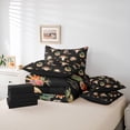thumbnail image 6 of Feelyou Tribal Western Boot Bedding Comforter Set 7pcs for Kids, Rustic Gothic Sheep Skull King Bedding Sets, Cactus Botanical Reversible Bed Sheets, Breathable Home Decor, 6 of 8