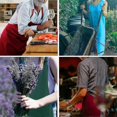 thumbnail image 3 of 2 Pack Aprons, Adjustable Neck Chef Apron With 2 Pockets Kitchen Cooking Apron For Women Men Home Baking Gardening cy, 3 of 4