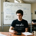 thumbnail image 4 of Mens Free WiFi T Shirt Funny Nerdy Math Equation Graphic Novelty Tee Graphic Tees, 4 of 9