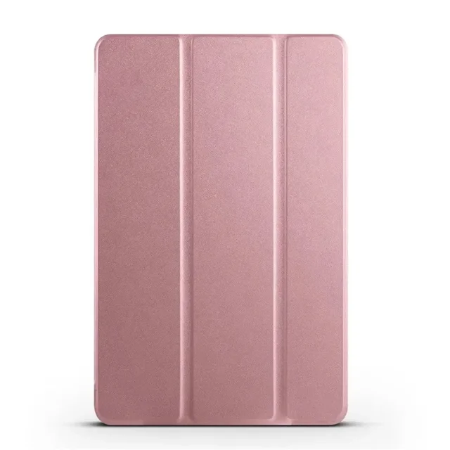 For Samsung Tab A9 Case 8.7" Trifold PU Leaher Soft Back Stand Tablet Coque For Galaxy Tab A9 8.7 inch SM X110 X115 Case Funda Rose gold Tab A9 8.7inch 2023