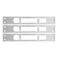 thumbnail image 1 of 3 Pcs Serrure de Sécurité Plaque de Gâche pour Porte d'Entrée Acier Inoxydable Serrure de Porte d'Entrée Plaque de Serrure Réglable pour Portes Extérieures Support de Renforcement de Porte d'Entrée, 1 of 8