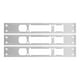 thumbnail image 1 of 3 cerraduras de seguridad con cerrojo de seguridad para puerta de entrada, de acero inoxidable, para puertas exteriores ajustables y soporte de refuerzo, 1 of 7