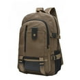 thumbnail image 2 of Porfeet Backpack Large Capacity Anti-Theft Design Canvas Canvas Backpack for Daily Life,Dark Khaki, 2 of 10