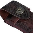 thumbnail image 4 of Leather Belt Bag for Pocket Knives Snap Closure, Convenient for Quick Access and Storage, 4 of 8