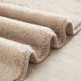 thumbnail image 5 of Cozy Haven Luxury Reversible Faux Fur to Plush Oversized Couch Throw Blanket, Beige, 50 x 72 in, 5 of 9