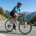 thumbnail image 2 of Costway 6-Speed Cycling Bike with All-terrain Rubber Wheels Dual Brakes Adjustable Saddle Blue, 2 of 9