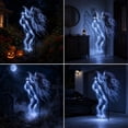 thumbnail image 5 of Diceymbol Halloween Ghost Witch Stake Decoration, 19.69 in Light-Up Ghostly Witch with Floating Ghosts, Spooky Yard Decor for Outdoor Garden and Halloween Party, 5 of 6