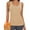 080-Apricot, variant on Therma Underwear for Women Fleece Lined Base Layer Women Set Camisole Sleeveless Thermal Tank Top and Bottom for Cold Weather