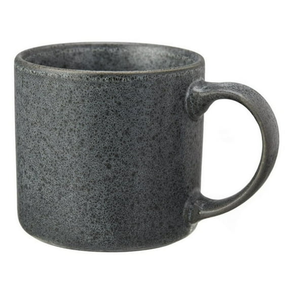 Better Homes & Gardens Anderson Dark Gray Stoneware 14oz Modern Mug, Mug is 100% ceramic stoneware with a reactive glaze finish. Designed in a trendy shade of dark gray. Dishwasher and microwave safe.