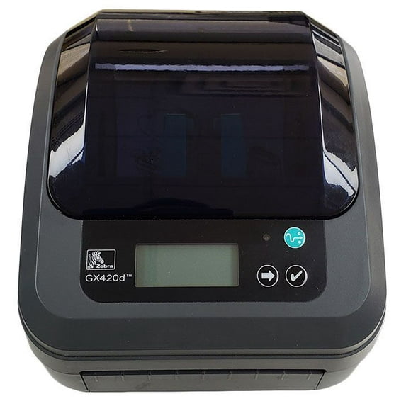 Restored Zebra GX420D, Direct Thermal Label Printer – 203 dpi – USB / Serial / Ethernet - GX42-212910-0540 (Refurbished)